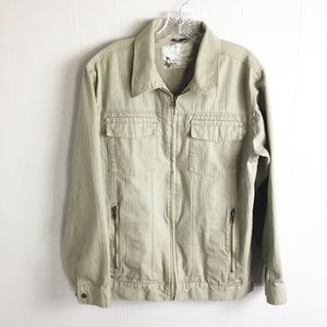 Oakley Tan Jacket Size M Men Zipper